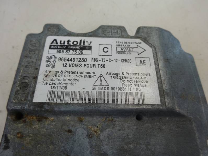 CENTRALITA AIRBAG PEUGEOT 307 CC 2006 1.6 16V (109 CV)