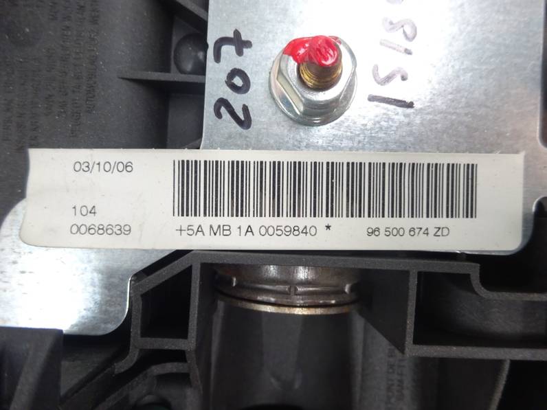 AIRBAG DELANTERO IZQUIERDO PEUGEOT 207 2006 1.4 HDI (68 CV)