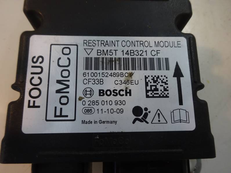 KIT AIRBAG FORD FOCUS LIM 2010 1.6 TDCI (95 CV)