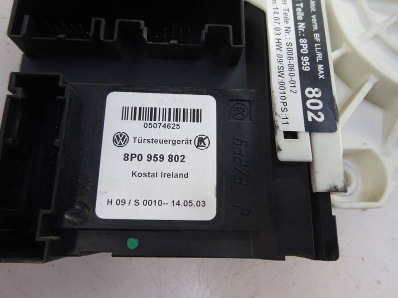 MOTOR ELEVALUNAS DELANTERO DERECHO AUDI A3 2003 2.0 TDI (140 CV)