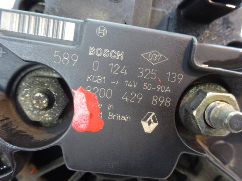 ALTERNADOR RENAULT MODUS 2005 1.2 16V (75 CV)