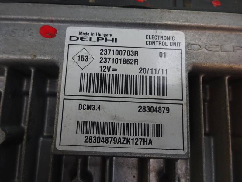 CENTRALITA MOTOR UCE DACIA SANDERO 2012 1.5 DCI D FAP (88 CV)