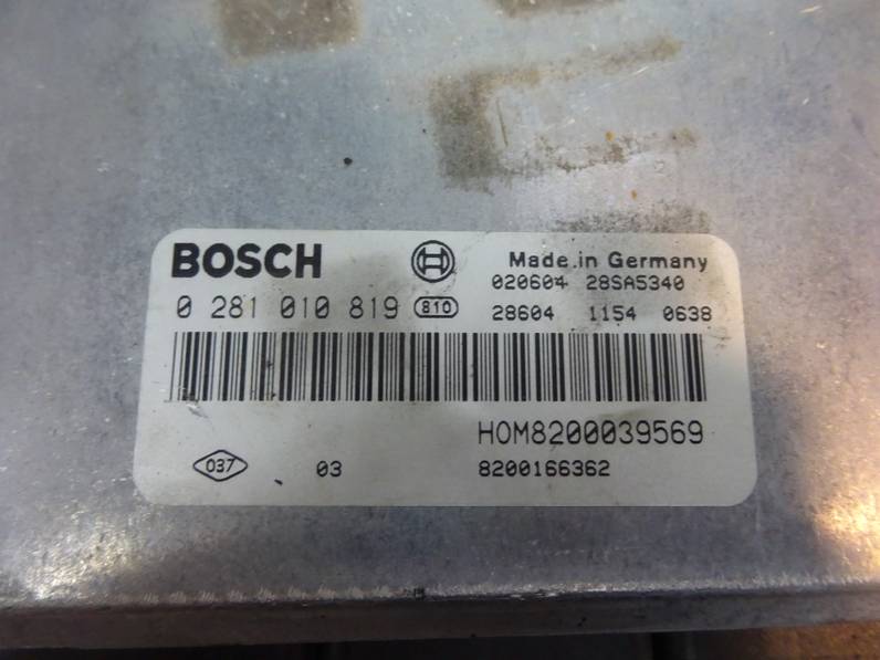 CENTRALITA MOTOR UCE RENAULT SCENIC 2002 1.9 DCI D (102 CV)