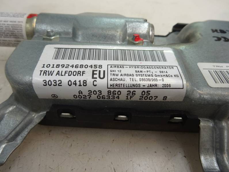 AIRBAG DELANTERO DERECHO MERCEDES CLASE C BERLINA 2007 2.2 CDI (150 CV)
