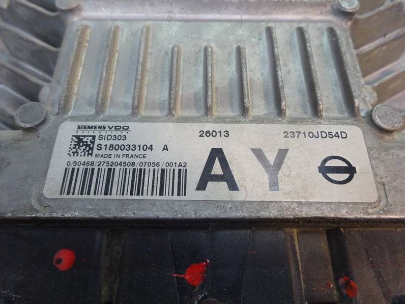 CENTRALITA MOTOR UCE NISSAN QASHQAI 2007 1.5 DCI TURBODIESEL (106 CV)