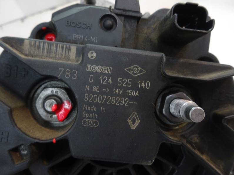 ALTERNADOR NISSAN QASHQAI 2007 1.5 DCI TURBODIESEL (106 CV)