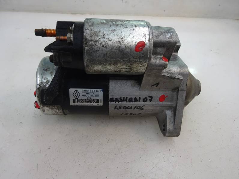 MOTOR ARRANQUE NISSAN QASHQAI 2007 1.5 DCI TURBODIESEL (106 CV)