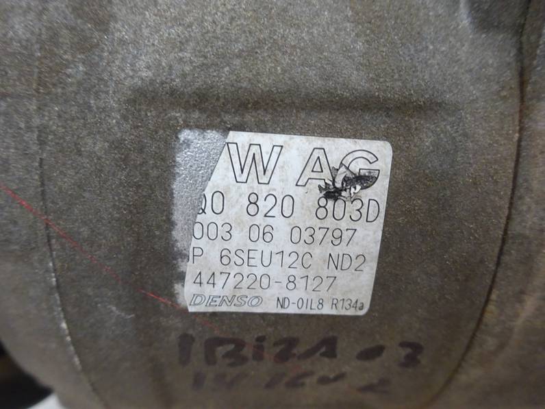 COMPRESOR AIRE ACONDICIONADO SEAT IBIZA 2003 1.4 16V (75 CV)