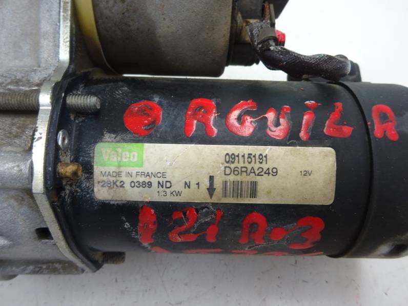 MOTOR ARRANQUE OPEL AGILA 2003 1.2 16V (75 CV)