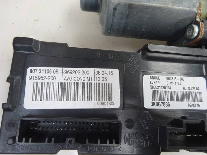 MOTOR ELEVALUNAS DELANTERO IZQUIERDO RENAULT SCENIC III 2016 1.5 DCI D FAP (110 CV)