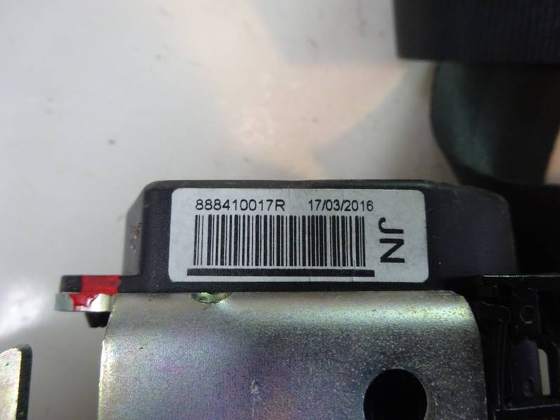 CINTURON SEGURIDAD TRASERO IZQUIERDO RENAULT SCENIC III 2016 1.5 DCI D FAP (110 CV)