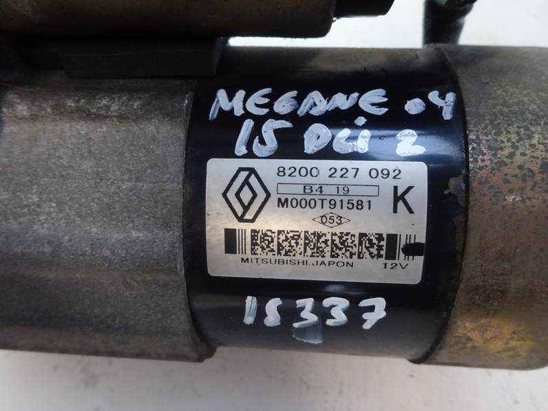 MOTOR ARRANQUE RENAULT MEGANE II BERLINA 5P 2004 1.5 DCI D (82 CV)