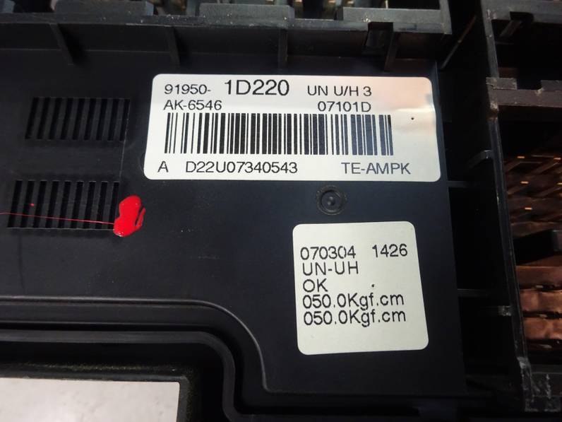 CAJA RELES FUSIBLES KIA CARENS 2007 2.0 CRDI (140 CV)