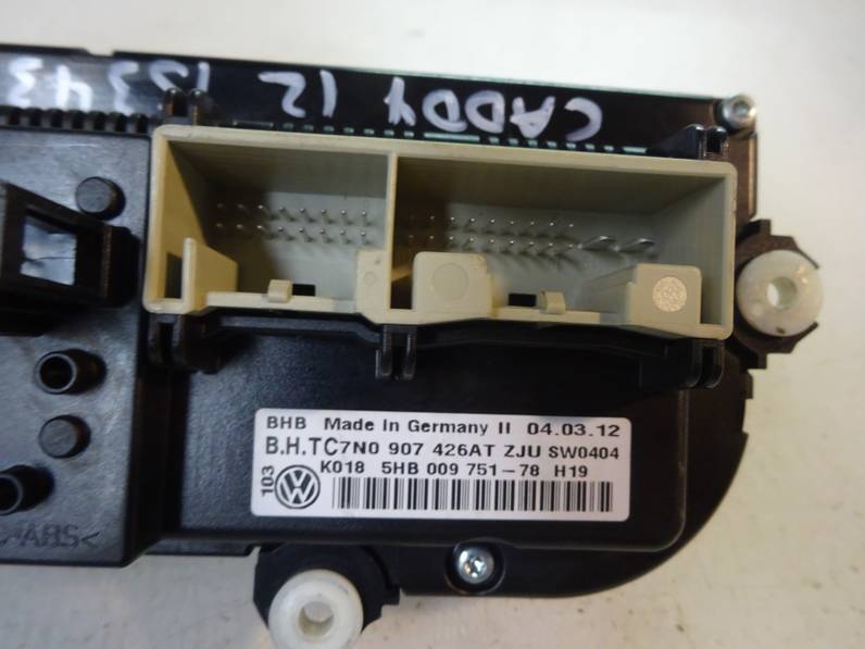 MANDO CALEFACCION AIRE ACONDICIONADO VOLKSWAGEN CADDY KA KB 2012 1.6 TDI (102 CV)