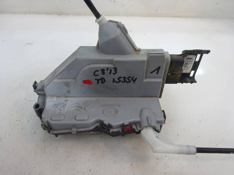 CERRADURA PUERTA TRASERA DERECHA CITROEN C3 2013 1.6 16V HDI (92 CV)