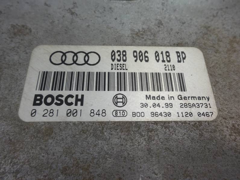 CENTRALITA MOTOR UCE AUDI A3 1999 1.9 TDI (110 CV)