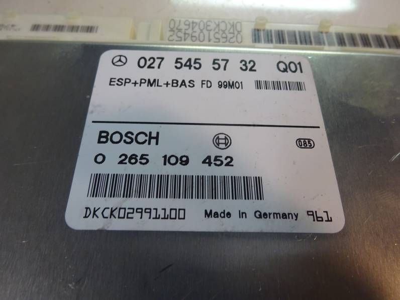 CENTRALITA ASR MERCEDES CLASE E BERLINA DIESEL 1999 3.0 TURBODIESEL (177 CV)