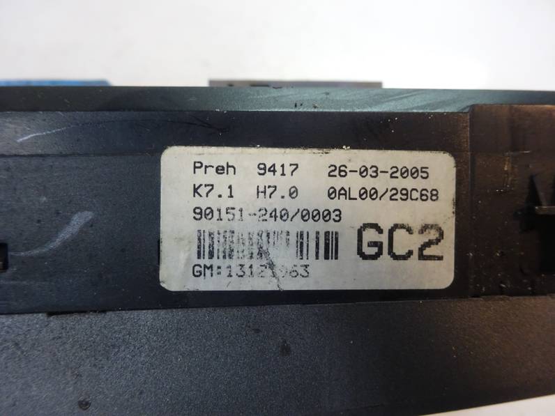 MANDO CLIMATIZADOR OPEL ASTRA GTC 2005 1.7 16V CDTI (101 CV)