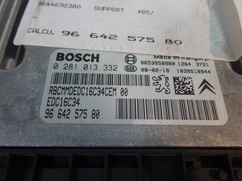 CENTRALITA MOTOR UCE CITROEN C4 BERLINA 2008 1.6 16V HDI (90 CV)