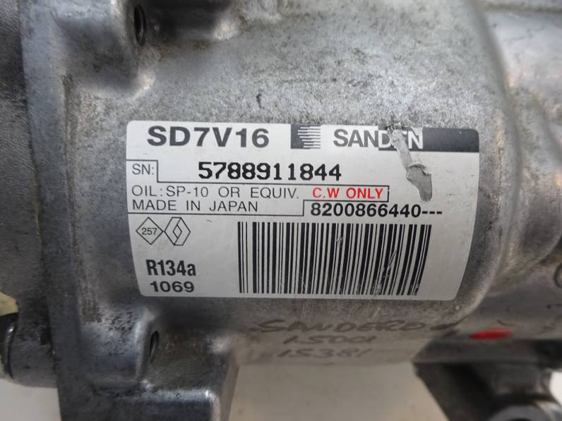 COMPRESOR AIRE ACONDICIONADO DACIA SANDERO 2009 1.5 DCI D (68 CV)