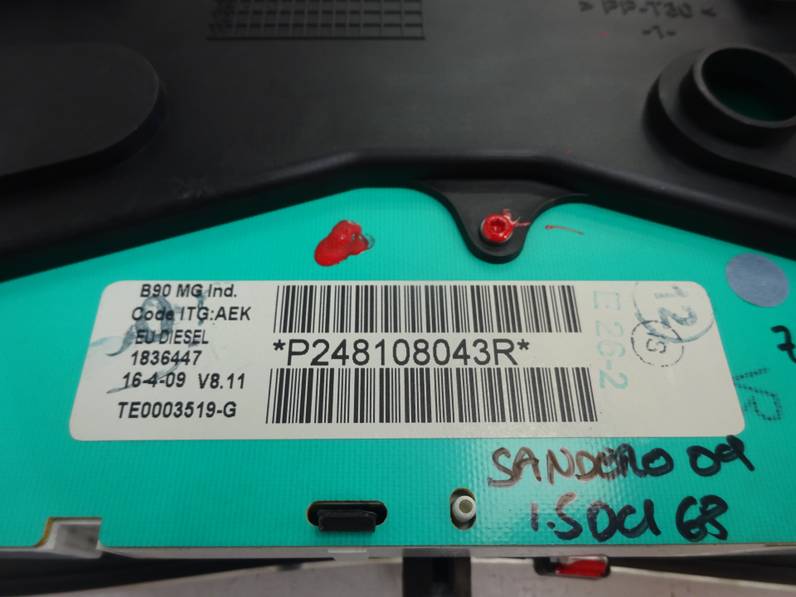 CUADRO INSTRUMENTOS DACIA SANDERO 2009 1.5 DCI D (68 CV)