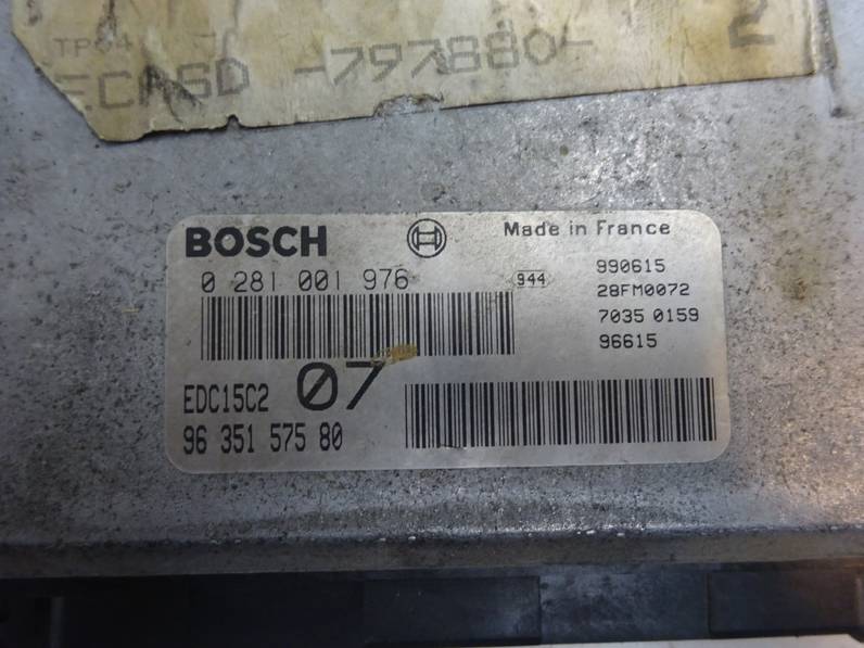 CENTRALITA MOTOR UCE PEUGEOT 306 BERLINA 3 4 5 PUERTAS 1999 2.0 HDI (90 CV)