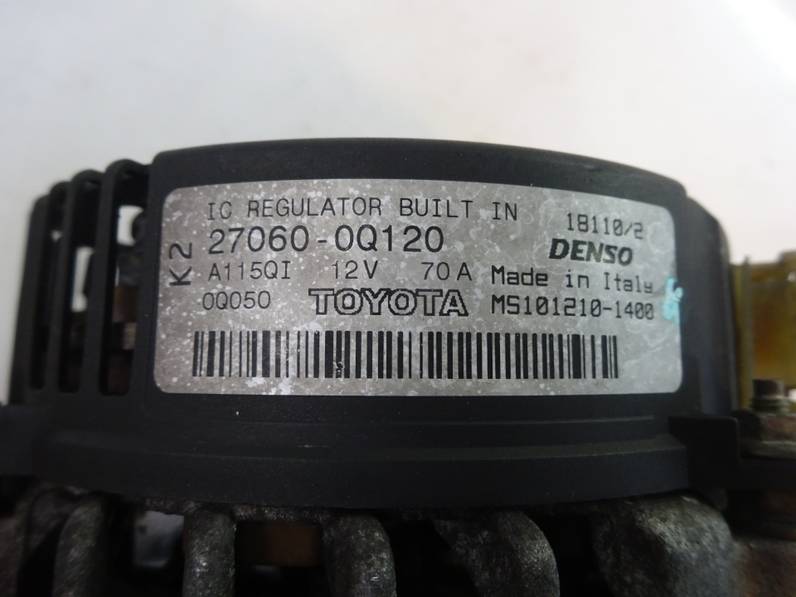 ALTERNADOR TOYOTA AYGO 2011 1.0 (68 CV)
