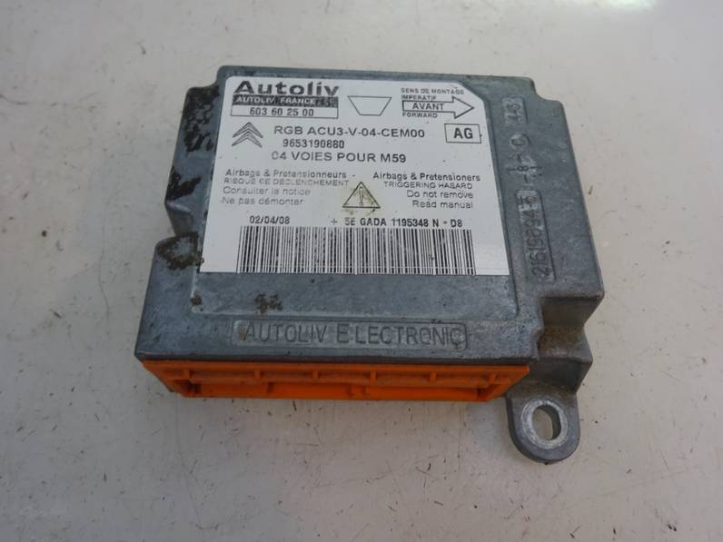 CENTRALITA AIRBAG PEUGEOT PARTNER 2008 1.6 16V HDI (75 CV)