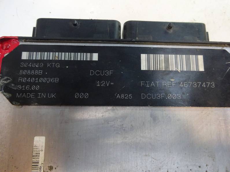 CENTRALITA MOTOR UCE FIAT DOBLO 2001 1.9 D (63 CV)