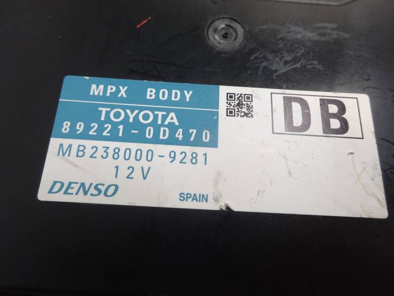 MODULO ELECTRONICO TOYOTA YARIS 2016 1.0 (69 CV)