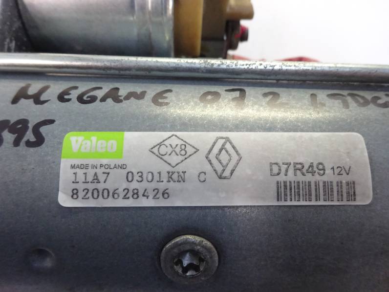 MOTOR ARRANQUE RENAULT MEGANE II CLASSIC BERLINA 2007 1.9 DCI D (131 CV)