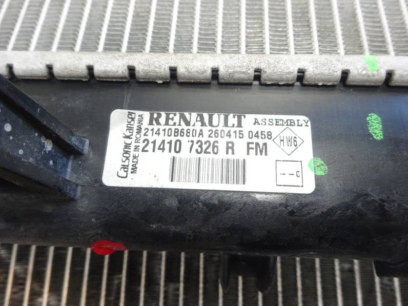 RADIADOR AGUA DACIA LOGAN MCV II 2015 1.5 DCI D FAP (90 CV)