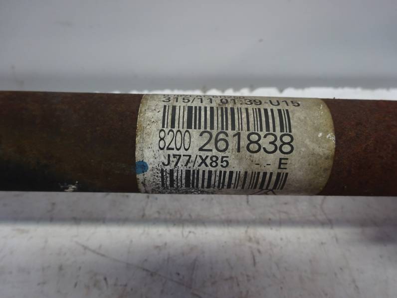 TRANSMISION DELANTERA DERECHA RENAULT CLIO III 2012 1.6 16V (112 CV)