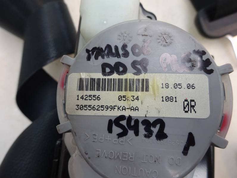 CINTURON SEGURIDAD DELANTERO DERECHO TOYOTA YARIS 2006 1.3 (87 CV)