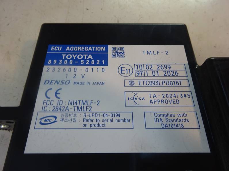 CENTRALITA CALEFACCION TOYOTA YARIS 2006 1.3 (87 CV)