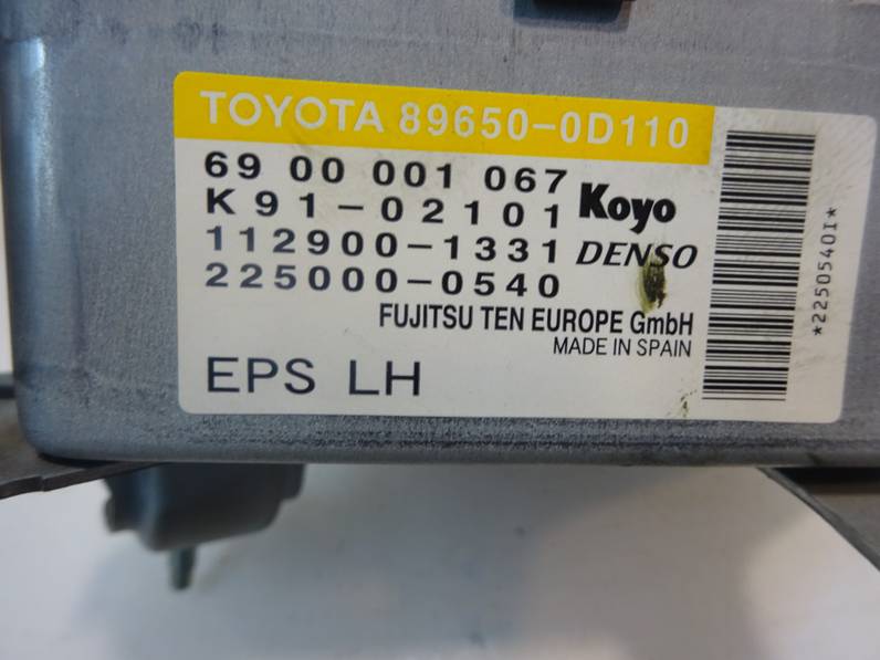 MODULO ELECTRONICO TOYOTA YARIS 2006 1.3 (87 CV)