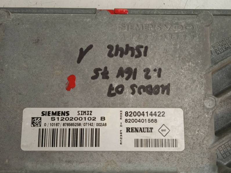 CENTRALITA MOTOR UCE RENAULT MODUS 2007 1.2 16V (75 CV)