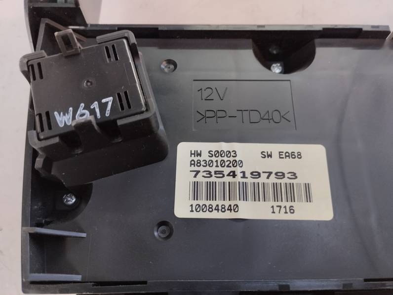 MANDO CLIMATIZADOR FIAT PUNTO BERLINA 2007 1.4 (95 CV)