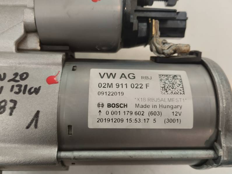 MOTOR ARRANQUE SEAT LEON 2020 1.5 16V TSI ACT (131 CV)