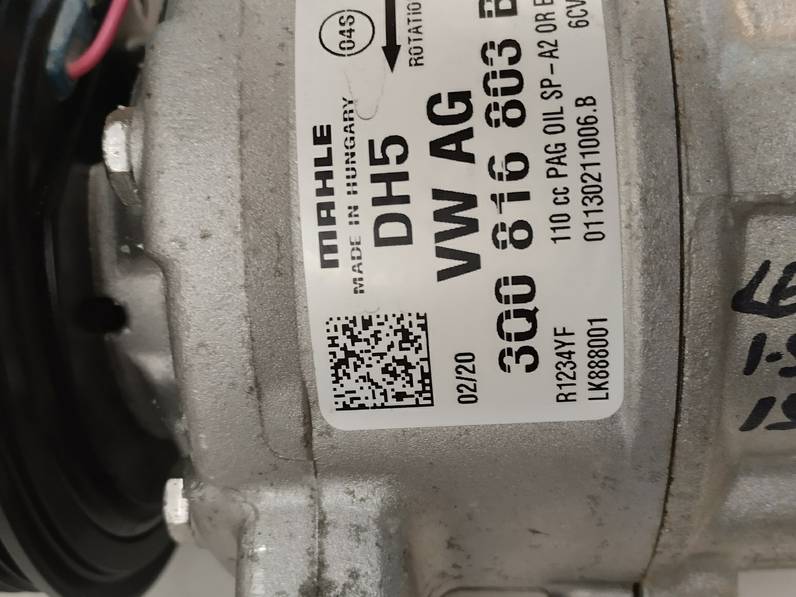 COMPRESOR AIRE ACONDICIONADO SEAT LEON 2020 1.5 16V TSI ACT (131 CV)
