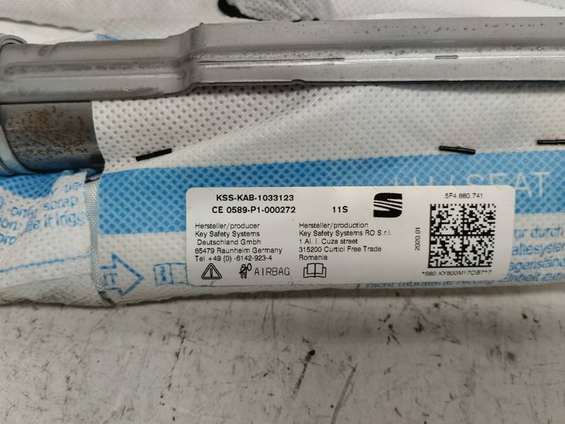 AIRBAG CORTINA DELANTERO IZQUIERDO SEAT LEON 2020 1.5 16V TSI ACT (131 CV)