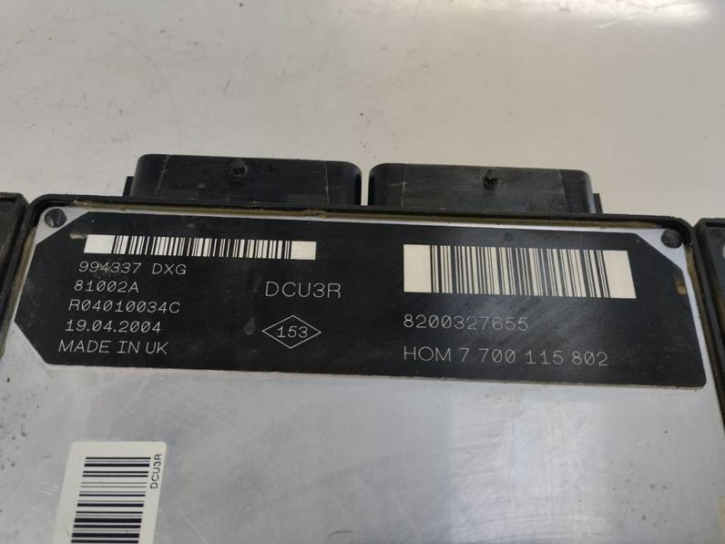 CENTRALITA MOTOR UCE RENAULT KANGOO 2004 1.9 D (54 CV)