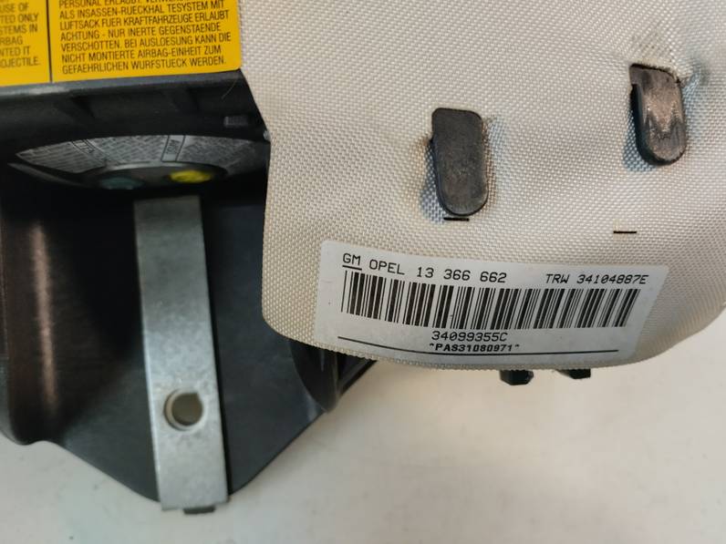 AIRBAG DELANTERO DERECHO OPEL CORSA D 2013 1.2 (86 CV)