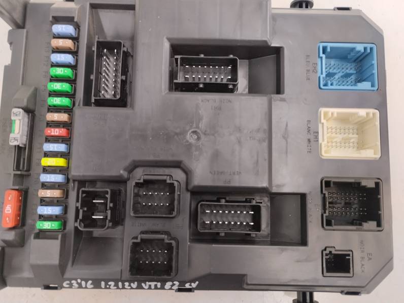 CAJA RELES FUSIBLES CITROEN C3 2016 1.2 12V VTI / PURETECH (82 CV)