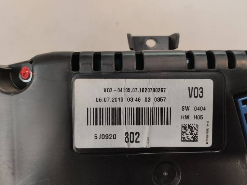 CUADRO INSTRUMENTOS SEAT IBIZA 2010 1.2 12V (60 CV)