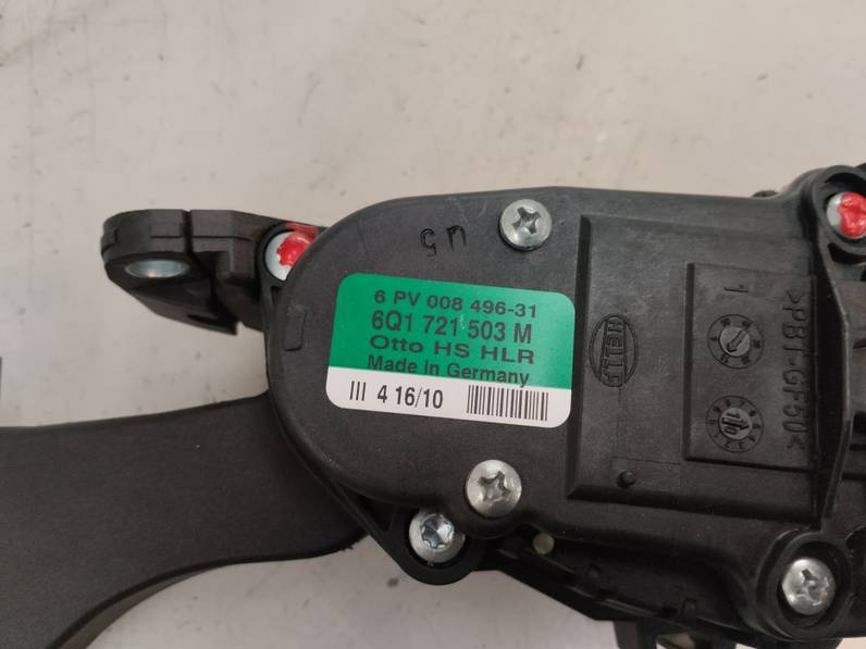 POTENCIOMETRO PEDAL SEAT IBIZA 2010 1.2 12V (60 CV)