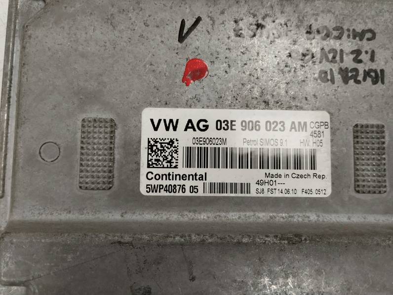 CENTRALITA MOTOR UCE SEAT IBIZA 2010 1.2 12V (60 CV)