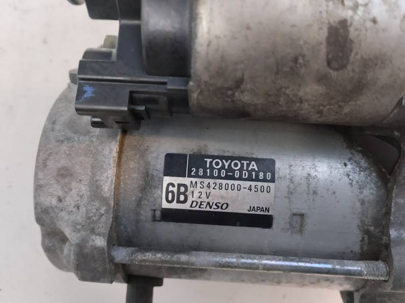 MOTOR ARRANQUE TOYOTA COROLLA VERSO 2008 1.8 16V (129 CV)