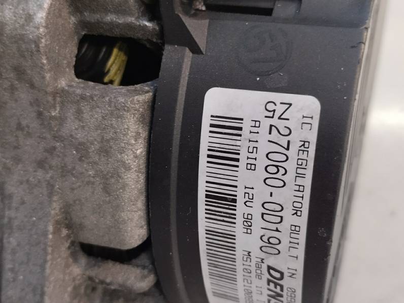 ALTERNADOR TOYOTA COROLLA VERSO 2008 1.8 16V (129 CV)