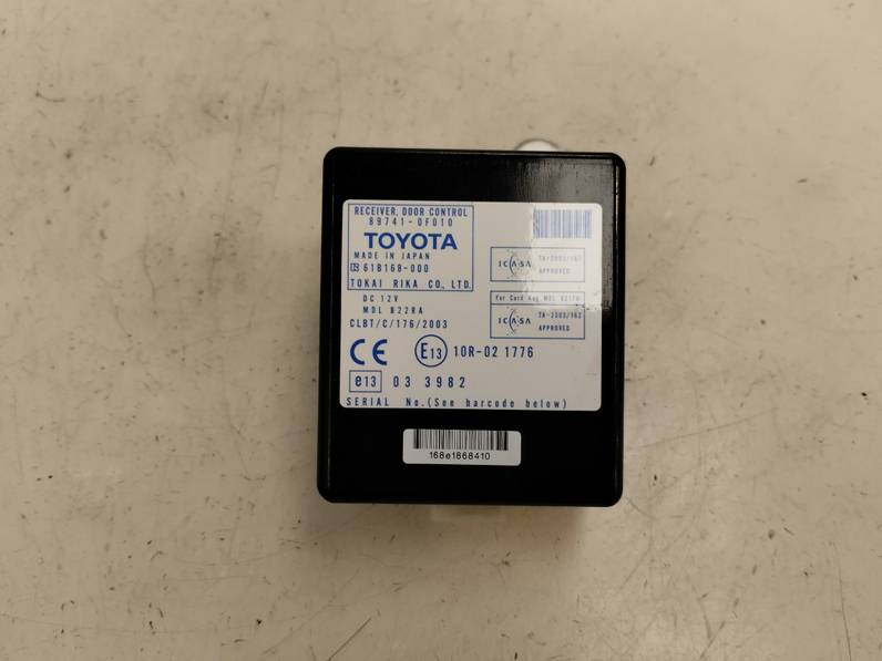 MODULO ELECTRONICO TOYOTA COROLLA VERSO 2008 1.8 16V (129 CV)